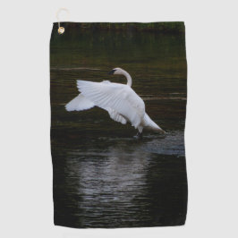 Trumpeter Swan Golfhanddoek