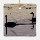 Trumpeter Swan Ornament (Achterkant)