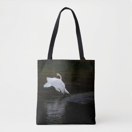 Trumpeter Swan Tote Bag (Voorkant)