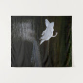 Trumpeter Swan Wandkleed (Voorkant (horizontaal))