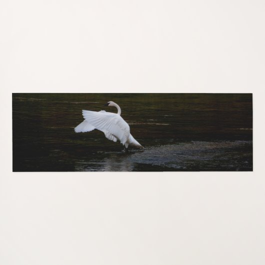 Trumpeter Swan Yogamat (Achterkant (horizontaal))