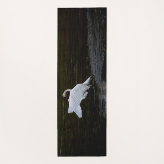 Trumpeter Swan Yogamat (Achterkant)