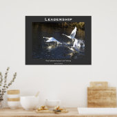 Trumpeter Swans Motivatie Poster (Keuken)