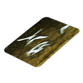 Trumpeter zwaait met een Abstracte luchtdruk Magneet (Linkerzijde)