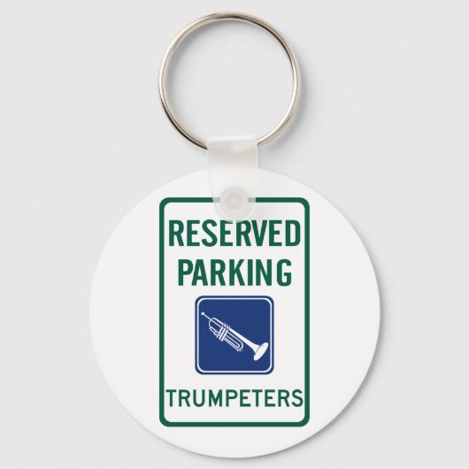 Trumpeters Parkeren Sleutelhanger (Voorkant)