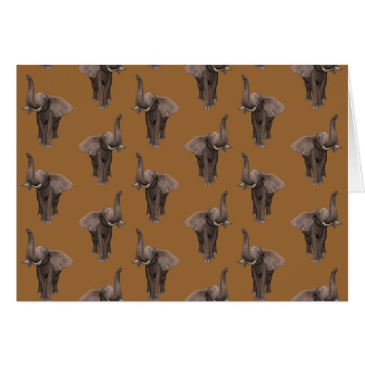 Trumpeting Elephant (Voorkant Horizontaal)