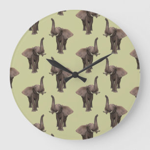 Trumpeting Elephant Grote Klok
