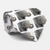 Trumpeting Elephant Necktie Stropdas (Opgerold)
