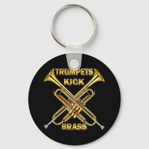 Trumpets Kick Brass Sleutelhanger