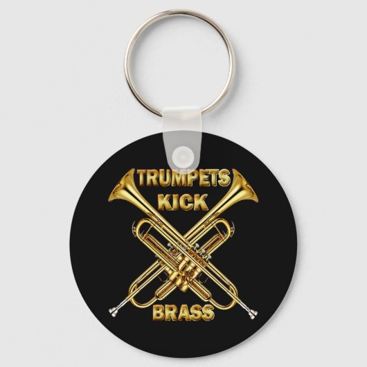 Trumpets Kick Brass Sleutelhanger (Voorkant)