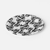 Trumpets KLANT ACHTERGRONDKLEUR Papieren Bordje (Gekanteld)