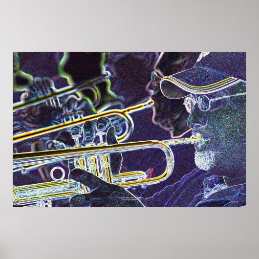 Trumpets, Mile High Jazz Band Poster (Voorkant)