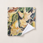 Trumpets patroon bad handdoek (Wasdoekje)