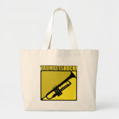 Trumpets Rock! Grote Tote Bag (Voorkant)