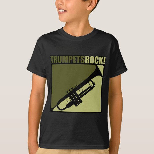 Trumpets Rock! T-shirt (Voorkant)