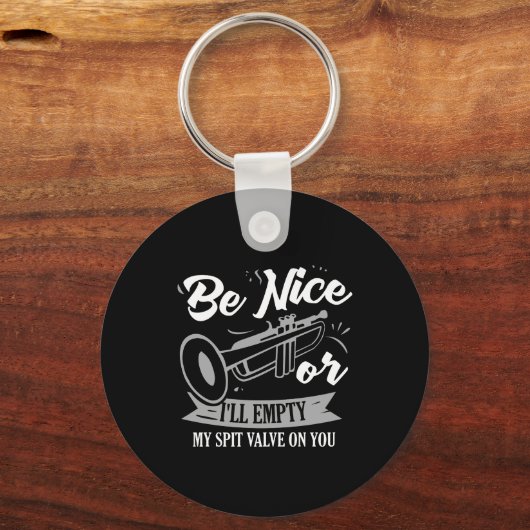 Trumpets - Spit klep Sleutelhanger (Voorkant)