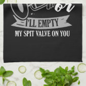 Trumpets - Spit klep Theedoek (Gevouwen)