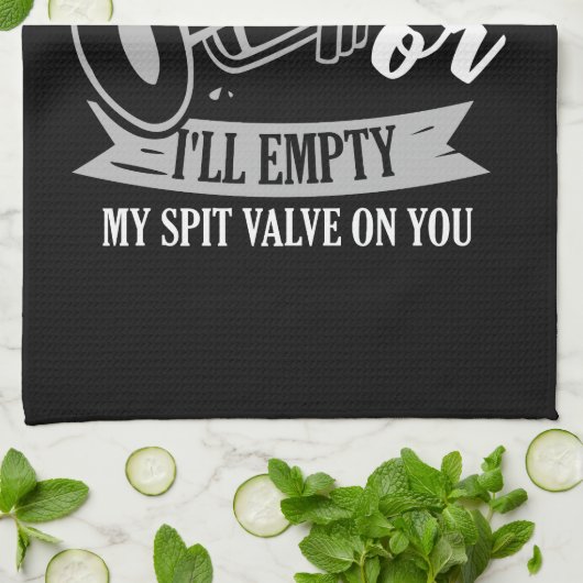 Trumpets - Spit klep Theedoek (Gevouwen)