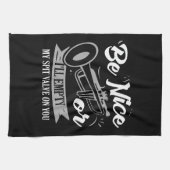 Trumpets - Spit klep Theedoek (Horizontaal)