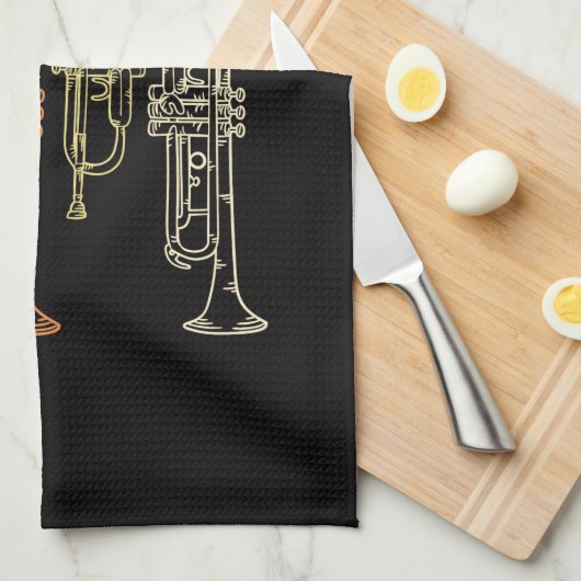 Trumpets  theedoek (Quarter Fold)