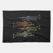 Trumpets  theedoek (Horizontaal)