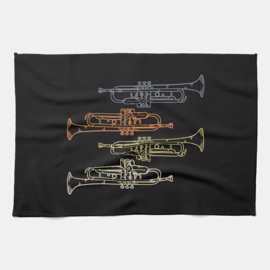 Trumpets  theedoek (Horizontaal)