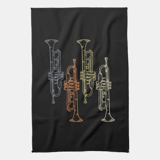 Trumpets  theedoek (Verticaal)