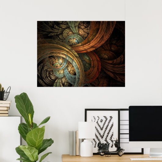 Trumpets van Anthera Poster (Thuiskantoor)