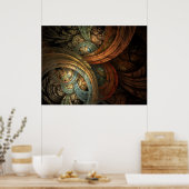 Trumpets van Anthera Poster (Keuken)