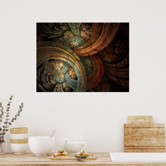 Trumpets van Anthera Poster (Keuken)