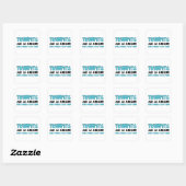 Trumpets zijn Geweldige Vierkante Sticker (Vel)