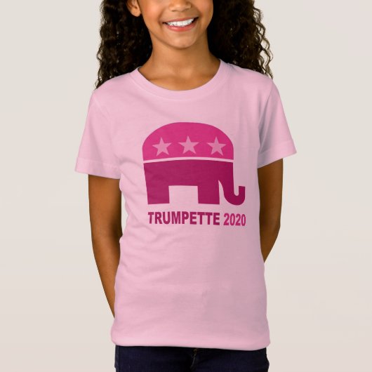 Trumpette Cutie Pro-Trump Kinder kleding T-shirt (Voorkant)