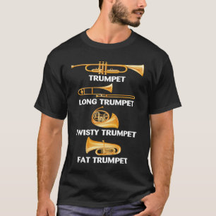 Trumpettypes messen Accessoires Trumpe T-shirt