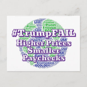 #trumpFAIL (Planeet Aarde) Briefkaart