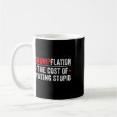 Trumpflatie - Grappig liberaal en progressief Koffiemok (Links)