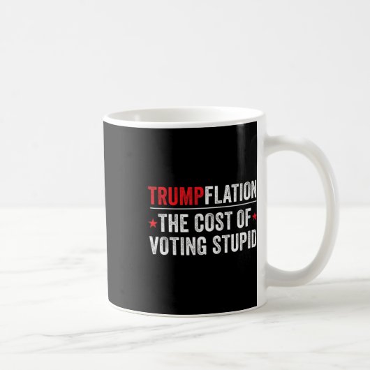 Trumpflatie - Grappig liberaal en progressief Koffiemok (Rechts)