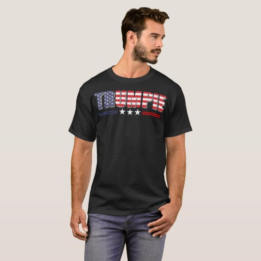 Trumpie  anti-Biden-verdringing Rally Draag T-shirt (Voorkant volledig)
