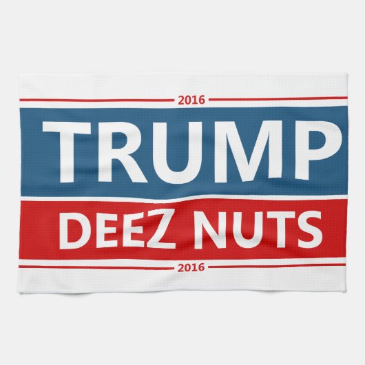 Trumpin Deez Nuts. Theedoek (Horizontaal)