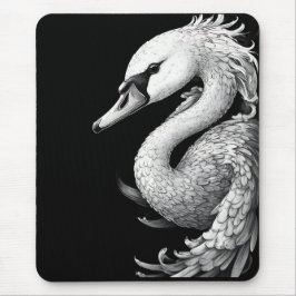 Trumpit the Swan - Side Glance Mouse Pad Muismat
