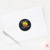 Trumpkin altijd klassiek ronde sticker (Envelop)