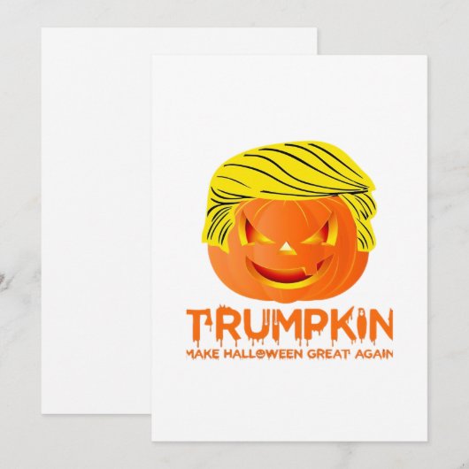 Trumpkin – Are You Scared? Classic Feestdagenkaart (Voorkant / Achterkant)