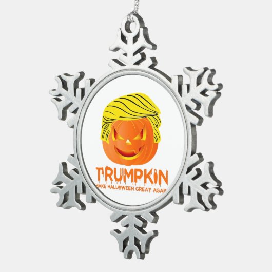 Trumpkin – Are You Scared? Classic Tin Sneeuwvlok Ornament (Rechts)