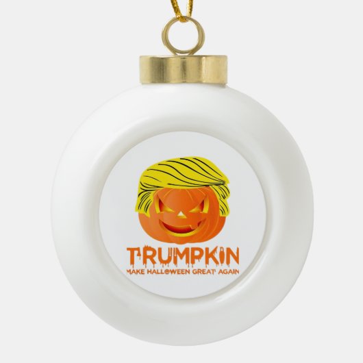 Trumpkin, ben je bang? Classic Keramische Bal Ornament (Voorkant)