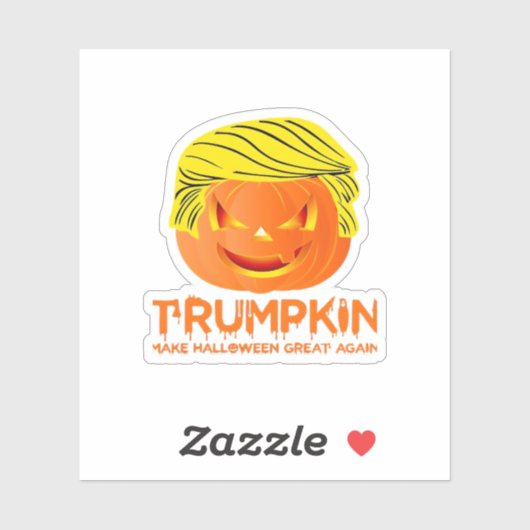 Trumpkin, ben je bang? Classic Sticker (Vel)