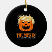 Trumpkin - Beste Halloween kostuum Tri-Blend Keramisch Ornament (Voorkant)