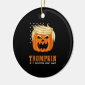 Trumpkin - Beste Halloween kostuum Tri-Blend Keramisch Ornament (Links)
