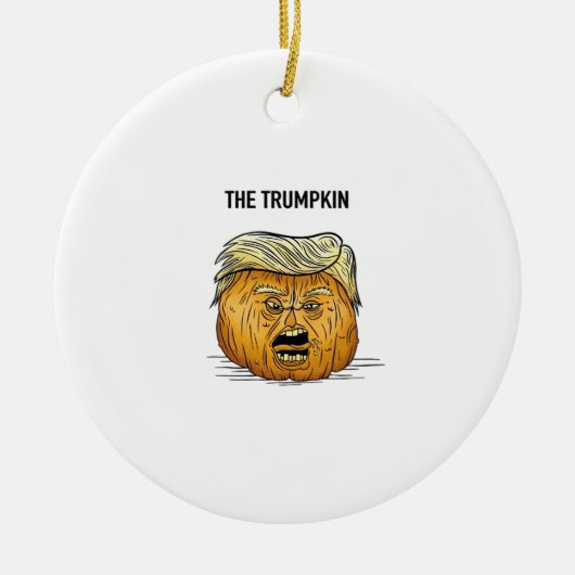 Trumpkin Classic & Basic Design Keramisch Ornament (Voorkant)