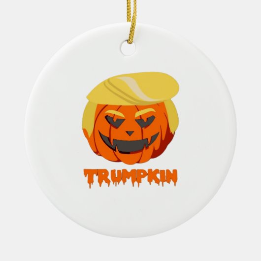 Trumpkin Classic – Basic Herfst Keramisch Ornament (Voorkant)