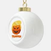 Trumpkin Classic – Basic Herfst Keramische Bal Ornament (Rechts)