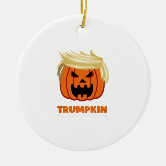 Trumpkin Classic Design Keramisch Ornament (Voorkant)